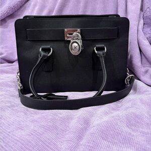 MICHAEL KORS Black Leather Handbag